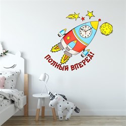 Часы настенные с наклейками МИКС 805855 - фото 104967