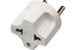 Переходник REXANT сетевой ПИТЕР белый 11-1031 - фото 105085