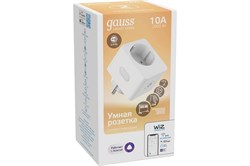 Переходник сетевой GAUSS Smart Home 2300W 10A IP20 с/з 5510122 - фото 105106