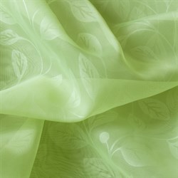 Тюль тиснение Листья 300*260 фисташ лент 10196 - фото 105223