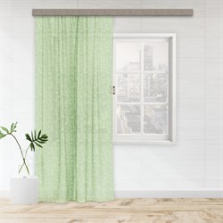Тюль тиснение Листья 300*260 фисташ лент 10196 - фото 105224