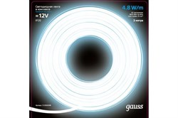 Лента GAUSS LED Комплект 2835/60-SMD 4,8W 12V DC холодный белый (блистер 3м) 312000248 - фото 105298