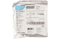Лента GAUSS LED Elementary светодиодная 5050/60-SMD 14.4W 12V 5м DC холодный белый IP66 356000314 - фото 105327