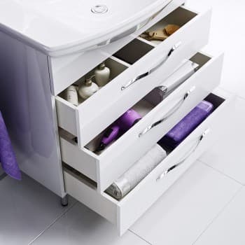 Тумба для ванной комнаты AQWELLA Аллегро 75 с раковиной Agr.01.07/3 - фото 10544