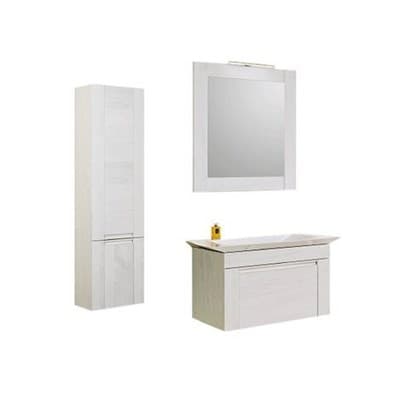 Тумба для ванной комнаты AQWELLA Simphony 70 Т9/SB Дуб сонома с раковиной 90 Sim.01.07/1/DS - фото 10548