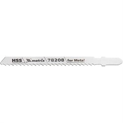 Полотна MATRIX Professional для электролобзика по металлу, 3шт Т127D, 75*3мм HSS 78208 - фото 105602