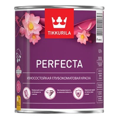 Краска интерьерная PERFECTA A гл/мат 9л 02334-14 - фото 10565