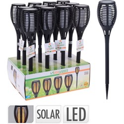 Светильник садовый LED 10х58см, аккумулят.батарея, подзарядка от солнечного света CX2100050 - фото 105719