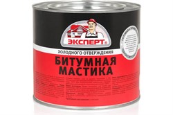 Мастика Эксперт битумная холодного отверждения 1,8 кг - фото 105725