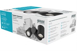 Светильник Gauss Sonata садово-парковый настенный архитектурный 2*35W, 2*GU10, 221*155*70мм, 170-240 - фото 105743