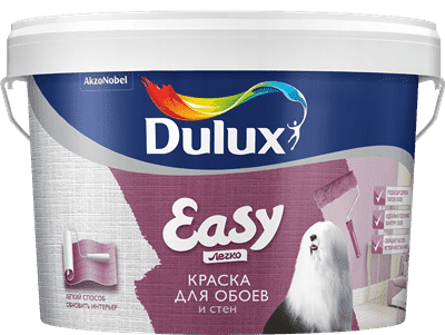 Краска водоэмульсионная Dulux Easy матовая 10л 5183564 - фото 10579