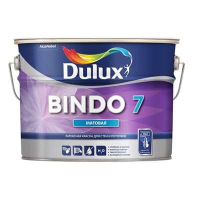 Краска водоэмульсионная Dulux BINDO 7 база C 9л 5183748 - фото 10591