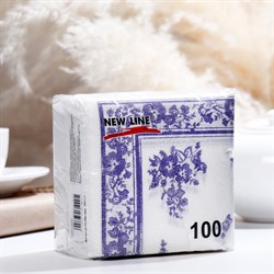 Салфетка Фиалка 100 л SAB-474 - фото 106148