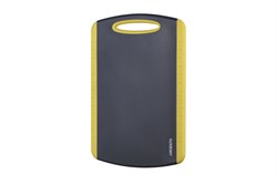 Доска разделочная ARDESTO GEMINI 20*14 см серый/желтый пластик с ТПУ покрытием - фото 106222