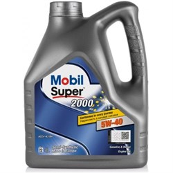 Масло моторное полусинтетическое MOBIL Super 2000 5W-40 X3 4л 155337 - фото 106396