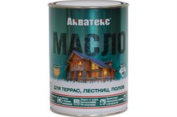Масло АКВАТЕКС для террас, лестниц и полов 0,75л - фото 106427
