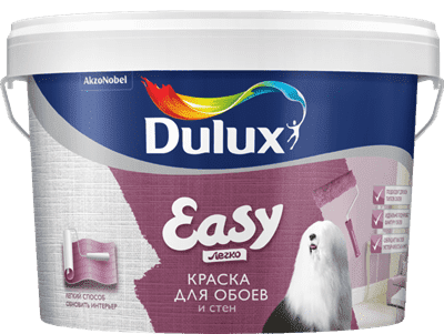 Краска водоэмульсионная Dulux Easy матовая 2,5л 5183562 - фото 10672