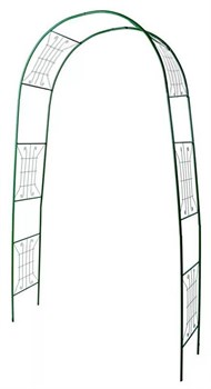 Арка садовая FULEREN КЛАССИКА 230см*37см металл, зеленая arksklmetz230x37 - фото 106833