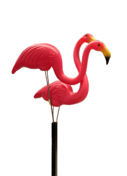 Фигура садовая FULEREN Фламинго, пара flamingo - фото 106834