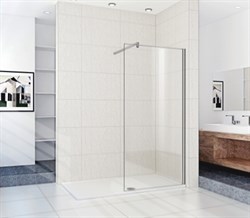 Перегородка душевая стеклянная EBATH SGL-2104AB/SGL-2004AB 1400*1900 черный - фото 106942