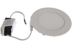 Светильник GAUSS Slim круг IP20 6W 6500K 460Lm D105 120*22 939111306 - фото 107125