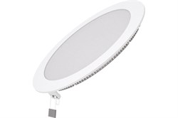 Светильник светодиодный Gauss встраиваемый ультратонкий круглый IP20 18W 2700K 1/20 939111118 - фото 107129