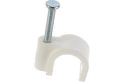 Скобы СИБРТЕХ электроустановочные 8мм круглый профиль 50шт 47518 - фото 107135