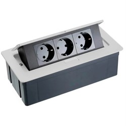 Бокс Shelbi настольный на 6 модулей, серебро STG-6M-S - фото 107218