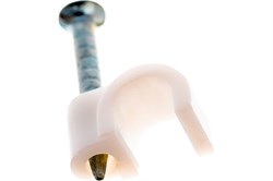 Крепеж кабеля REXANT круглый 4мм (50шт) 07-4004 - фото 107295