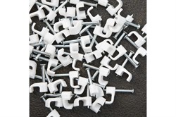 Крепеж кабеля REXANT плоский 6*4мм (50шт) 07-4206 - фото 107331