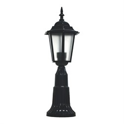 Светильник ROMA PLASTIK S BLACK на стойке круглый 255-15138 - фото 107423