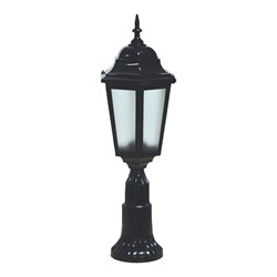 Светильник VENEZIA PLASTIK BLACK на стойке круглый 255-15154 - фото 107424