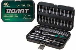 Набор головок и бит ВОЛАТ 46 пр. 18550-46 - фото 107680