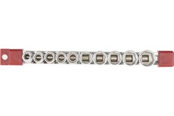 Набор MATRIX торцевых головок 3/8* 6-ти 8-19mm CrV 10шт 13558 - фото 107779