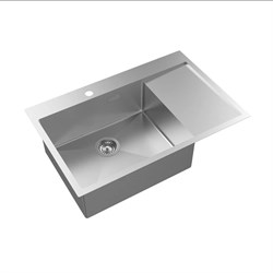 Мойка IDDIS HAZE нержавеющая cталь, сатин, чаша слева 780**510 HAZ78SLi77 - фото 107784