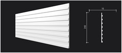 Панель DECOR стеновая 240*10*3000мм/15 DD911-3м - фото 108493