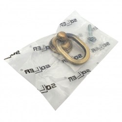 Ручка-кнопка мебельная SOLLER 20 бронза (80,10) - фото 108637