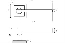 Комплект ФЗ для установки двери SET 25-L 100 BP - фото 108870
