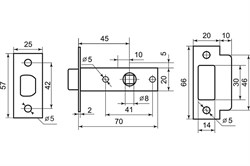 Комплект ФЗ для установки двери SET 25-L 100 BP - фото 108871