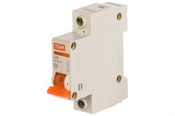 Выключатель автоматический TDM ВА47-63 1Р 25А С 4,5кА SQ0218-0005 - фото 109187