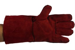 Краги FIT спилковые удлиненные на подкладке 12455М - фото 109212