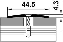 Порог GRACE самоклеящийся ПВХ Дуб Венге 0,9 м - фото 109297