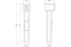 Лейка IDDIS AXES гигиеническая черная матовая AXE1F1Bi20 - фото 109359