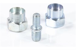 Катушка DENZEL универсальная для триммера гайка М8-М10-М12, винт М8-М10, левая резьба, шаг 1,25мм - фото 109425