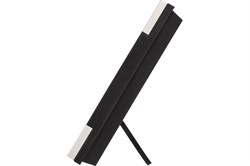 Метеостанция комнатная TDM Климат 2 горизонтальная, термометр, гигрометр, будильник, серебро - фото 109578