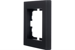 Рамка LEZARD VESNA 1-ая горизонтальная, черная матовая 742-4200-146 - фото 109593