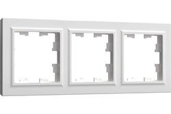 Рамка BRITE 3-ая белая BR-M32-K01 - фото 109600