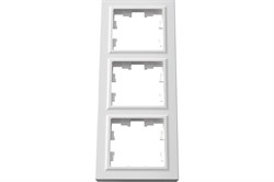 Рамка BRITE 3-ая белая BR-M32-K01 - фото 109601