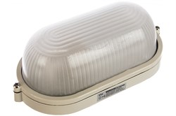 Светильник ИЭК НПП 1401 белый/овал 60Вт - фото 109862