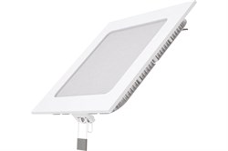 Светильник светодиодный Gauss встраиваемый ультратонкий квадратный IP20 9W 2700K 1/20 940111109 - фото 110149